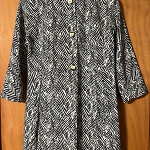 Cabi Zig Zag Ponte Knit Jacket size Medium EUC